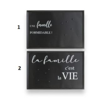 PANCARTE TEXTE AIMANTEE EN︱Lory