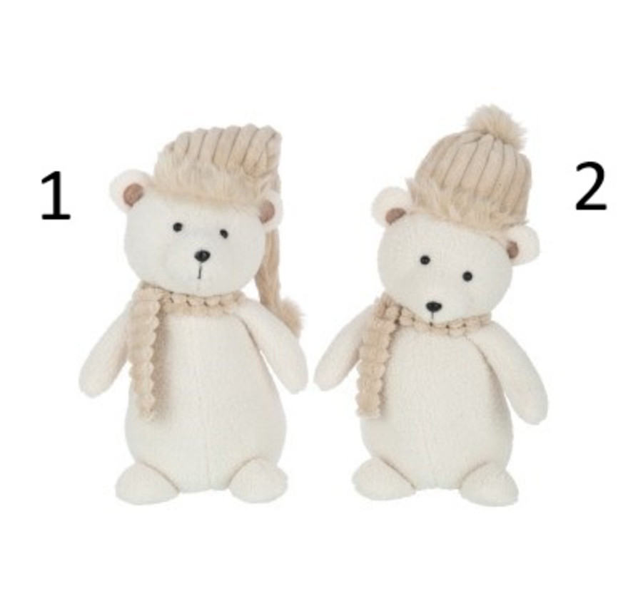 OURS AVEC CHAPEAU ET ECHARPE