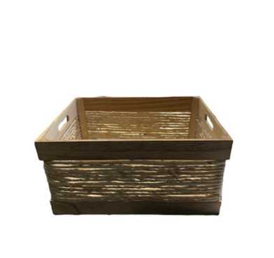 CAISSE EN BOIS ET OSIER︱Lory