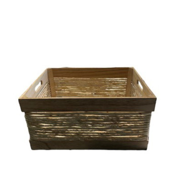 CAISSE EN BOIS ET OSIER︱Lory