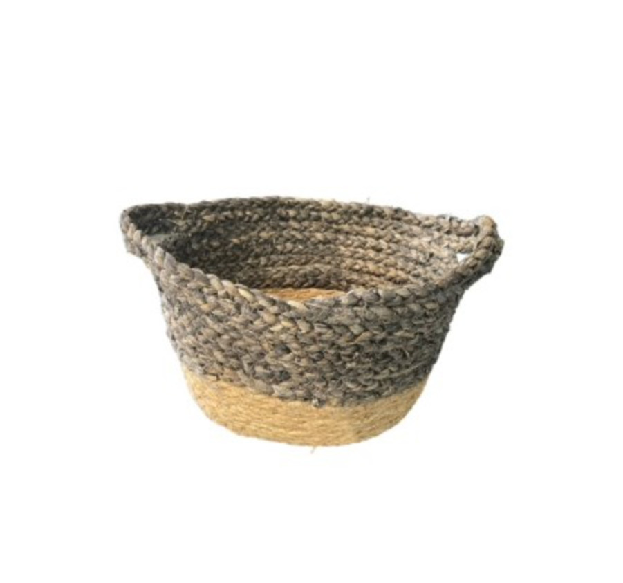 PANIER OVAL EN FIBRE VEGETALE