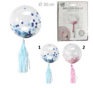 BALLON BULLE CONFETTIS︱Lory