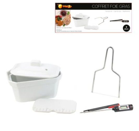 COFFRET FOIE GRAS 3 PIECES︱Lory