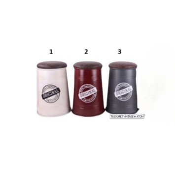 TABOURET VINTAGE H.47CM︱Lory