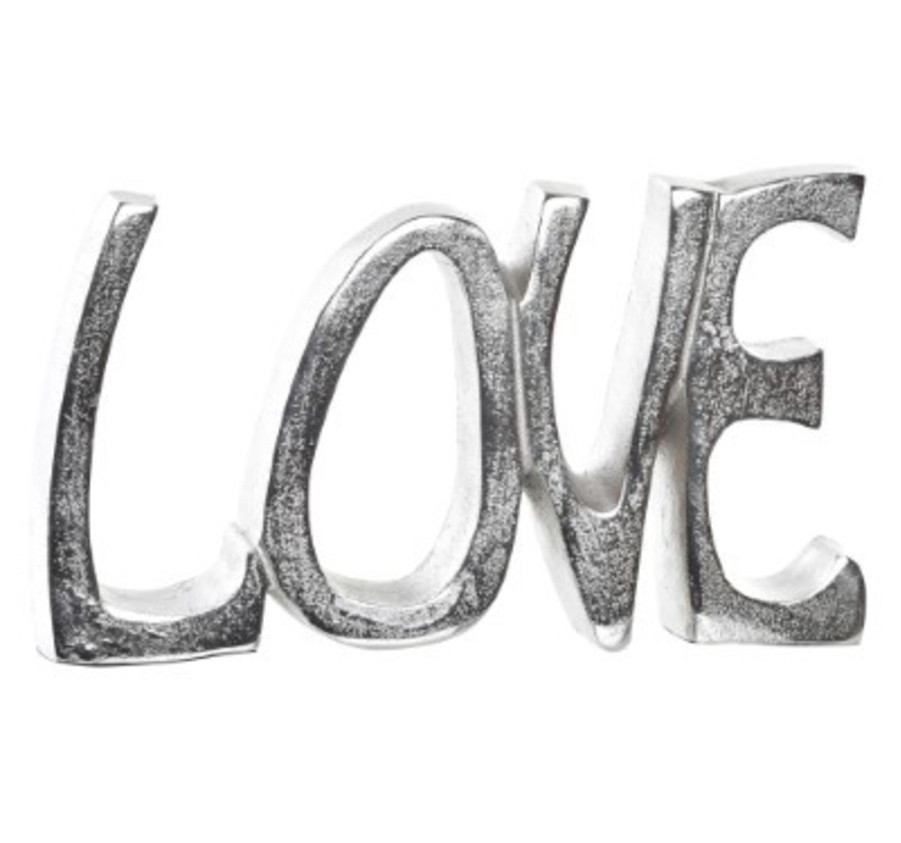 DECORATION LOVE EN ALUMINIUM