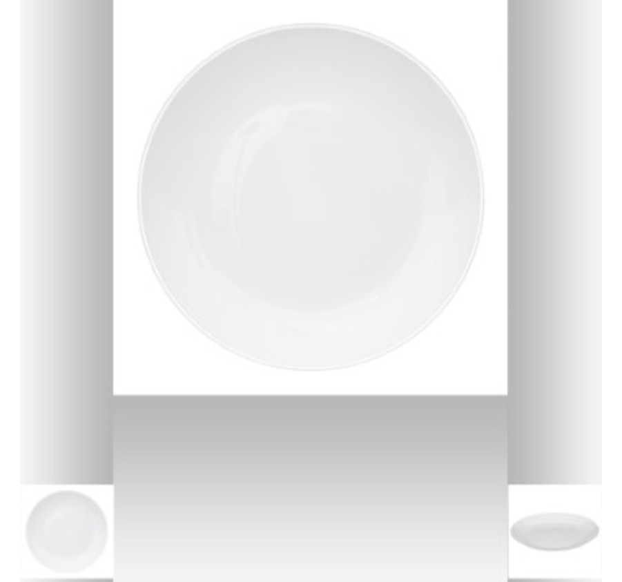 ASSIETTE BLANCHE DIAMETRE 25CM
