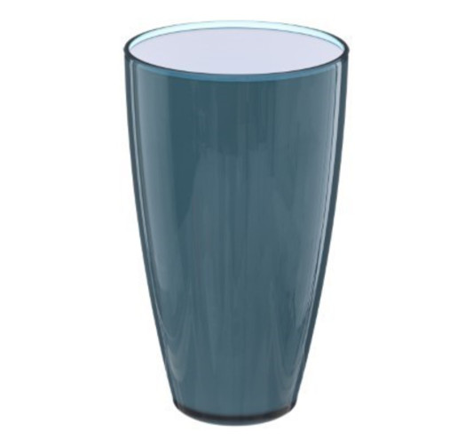 VERRE 500ML BLEU LAGON︱Lory