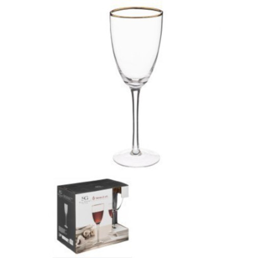 BOITE DE 6 VERRES A VIN 30CL︱Lory