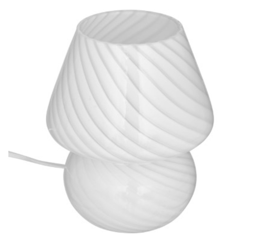 LAMPE CHAMPIGNON EN VERRE