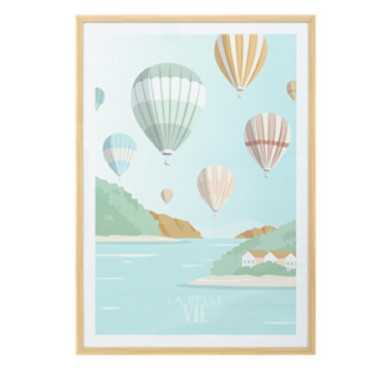 AFFICHE ENCADREMENT EN BOIS︱Lory