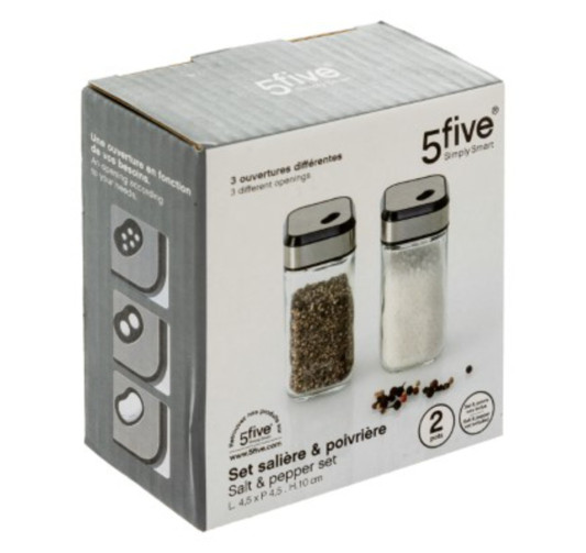 SET SALIERE ET POIVRIERE EN︱Lory