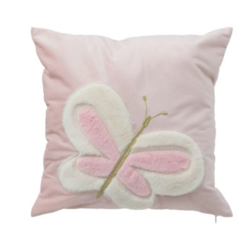 COUSSIN ENFANT PAPILLON ROSE︱Lory