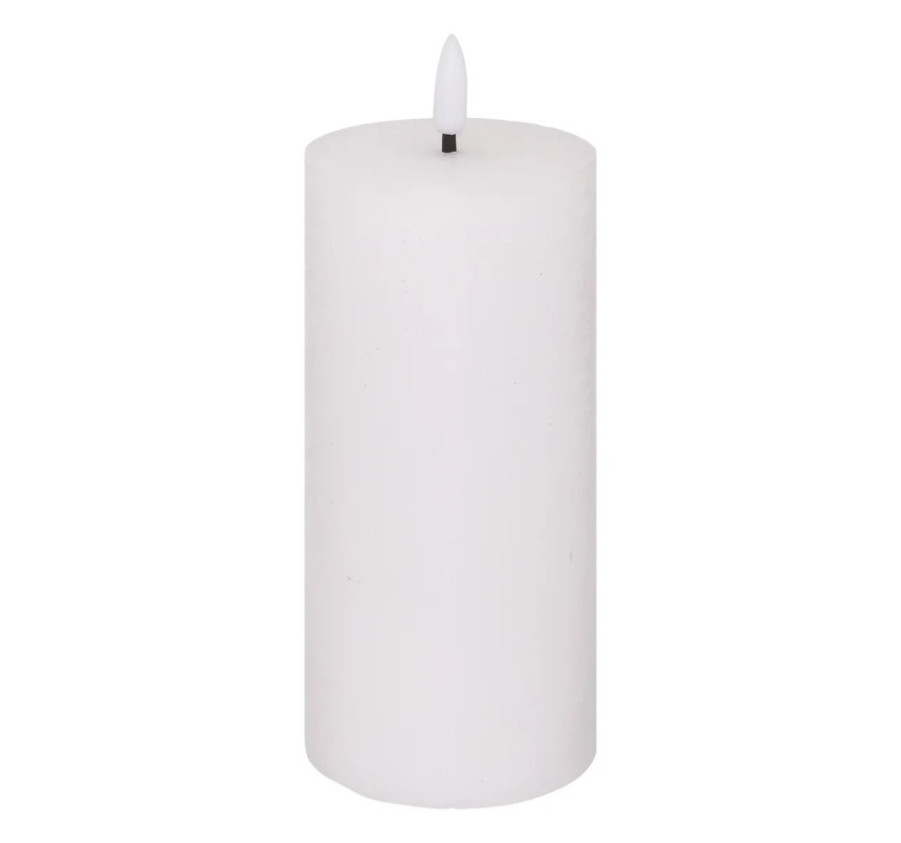 BOUGIE RONDE LED BLANC