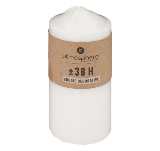 BOUGIE RONDE BLANCHE︱Lory