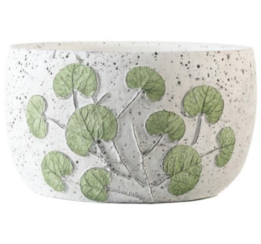 COUPE FLEURS EN CIMENT BLANC