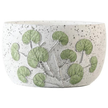 COUPE FLEURS EN CIMENT BLANC︱Lory