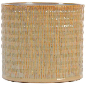 CACHE POT EN CERAMIQUE JAUNE︱Lory