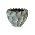 CACHE POT CERAMIQUE GRIS