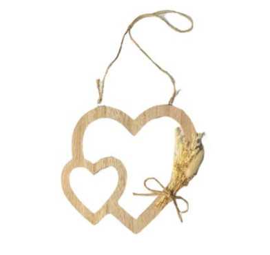 COEUR A SUSPENDRE AVEC FLEURS︱Lory