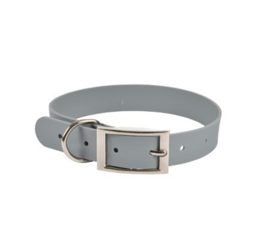 COLLIER SILICONE 50CM GRIS