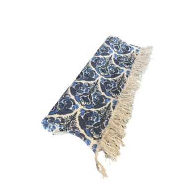 TAPIS CYCLADES BLEU e CREME︱Lory