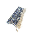 TAPIS CYCLADES BLEU e CREME