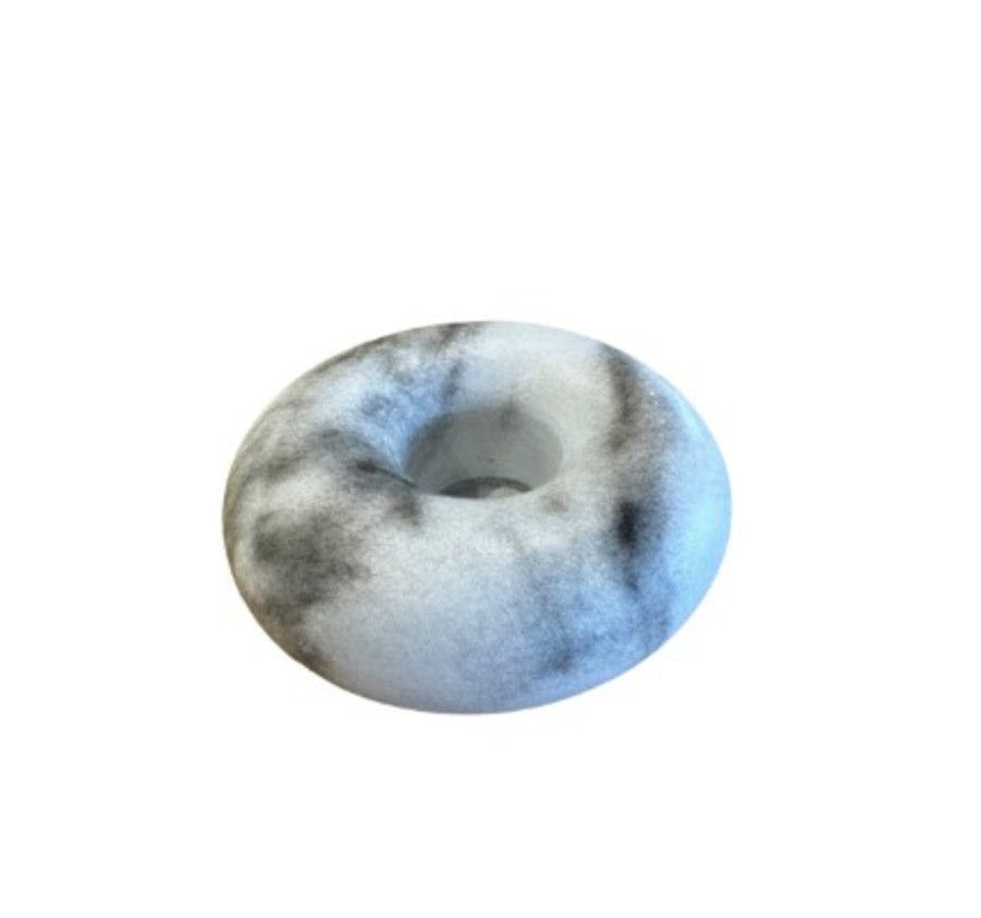 PORTE BOUGIE ROND EN MARBRE