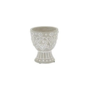 POT DE FLEURS EN CIMENT GRIS︱Lory