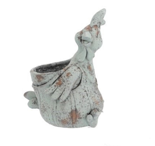 POT COQ EN RESINE VERT︱Lory