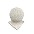 BOULE CREME 20X25X25CM CIMENT
