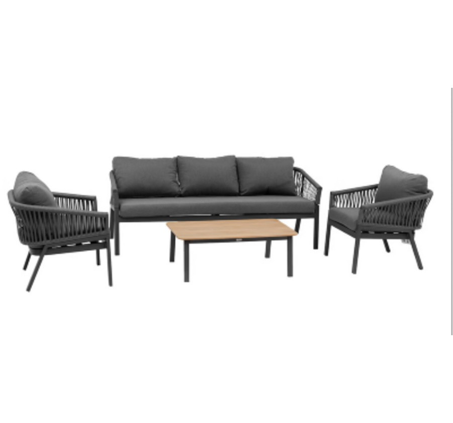 SALON ORIENGO 5P GRIS ANTHRA SALON ORIENGO 5P GRIS ANTHRA