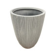 CACHE POT HAUT ROND BEIGE