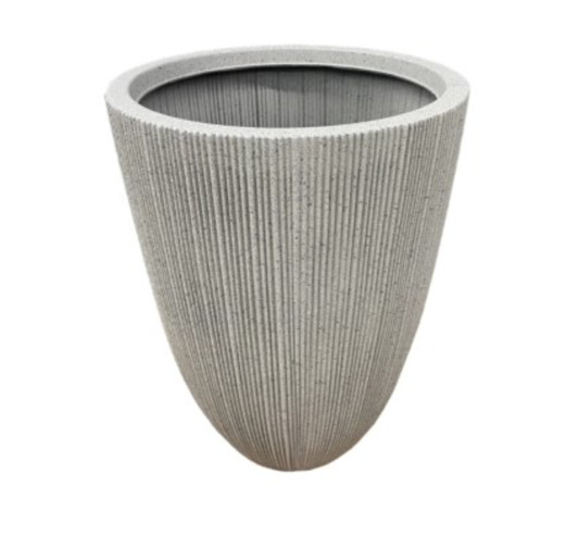 CACHE POT HAUT ROND BEIGE︱Lory
