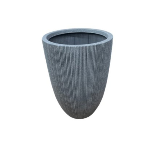 CACHE POT ROND GRIS︱Lory