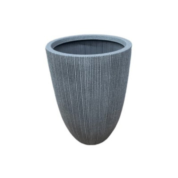 CACHE POT ROND GRIS︱Lory