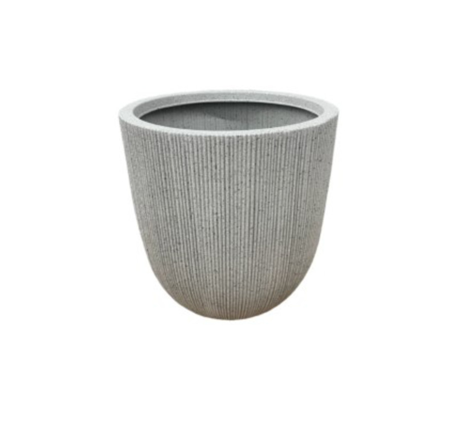 CACHE POT ROND BEIGE