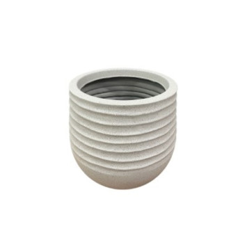 CACHE POT ROND BEIGE︱Lory