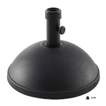 PIED DE PARASOL DOME NOIR︱Lory