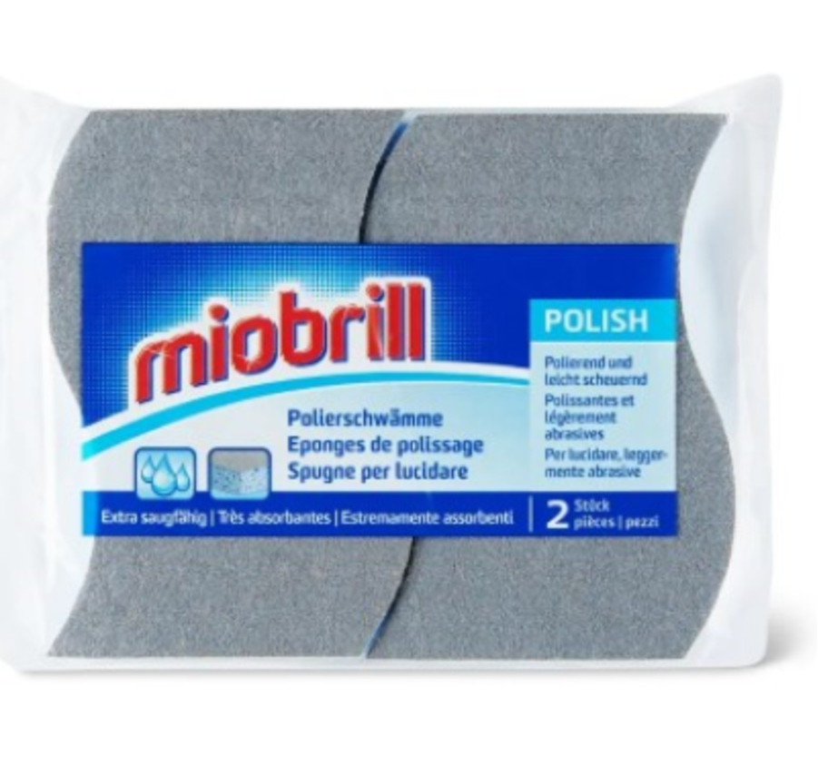 MIOBRILL LOT DE 2 EPONGES