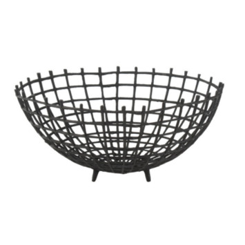 BOL CORBEILLE EN METAL NOIR︱Lory