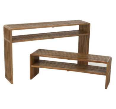 SET DE 2 CONSOLES AVEC ETAGERE︱Lory