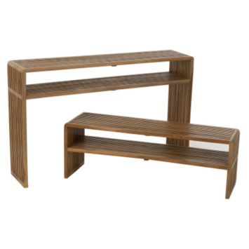 SET DE 2 CONSOLES AVEC ETAGERE︱Lory