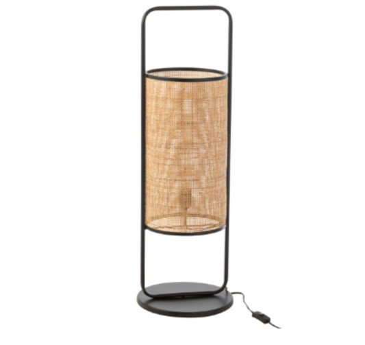 LAMPE EN ROTIN NATUREL︱Lory