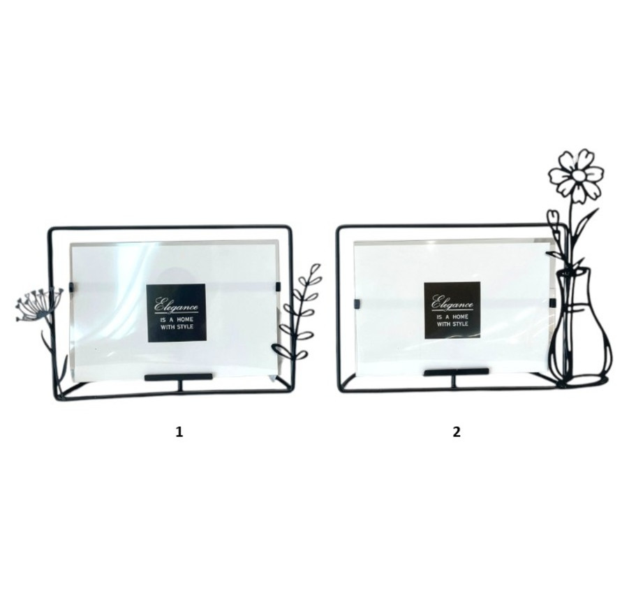 CADRE PHOTO EN METAL NOIR