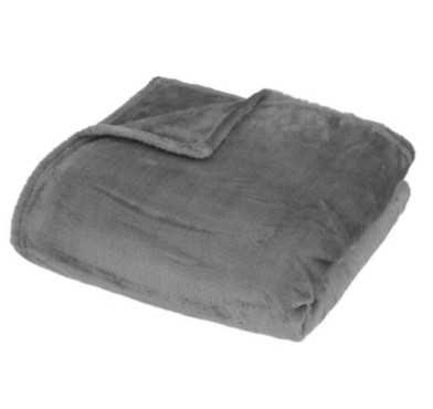 PLAID GRIS ARDOISE 150X200CM︱Lory