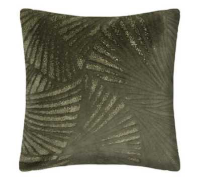 COUSSIN EN FLANELLE VERT KAKI︱Lory