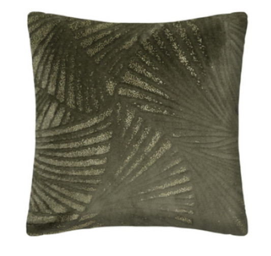 COUSSIN EN FLANELLE VERT KAKI︱Lory