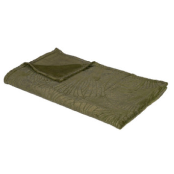 PLAID EN FLANELLE VERT KAKI︱Lory