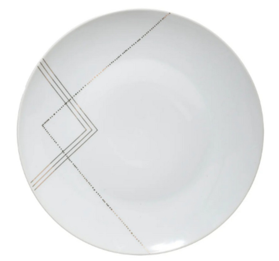 ASSIETTE PLATE EN PORCELAINE