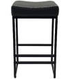 TABOURET HAUT GRIS 40X30CM